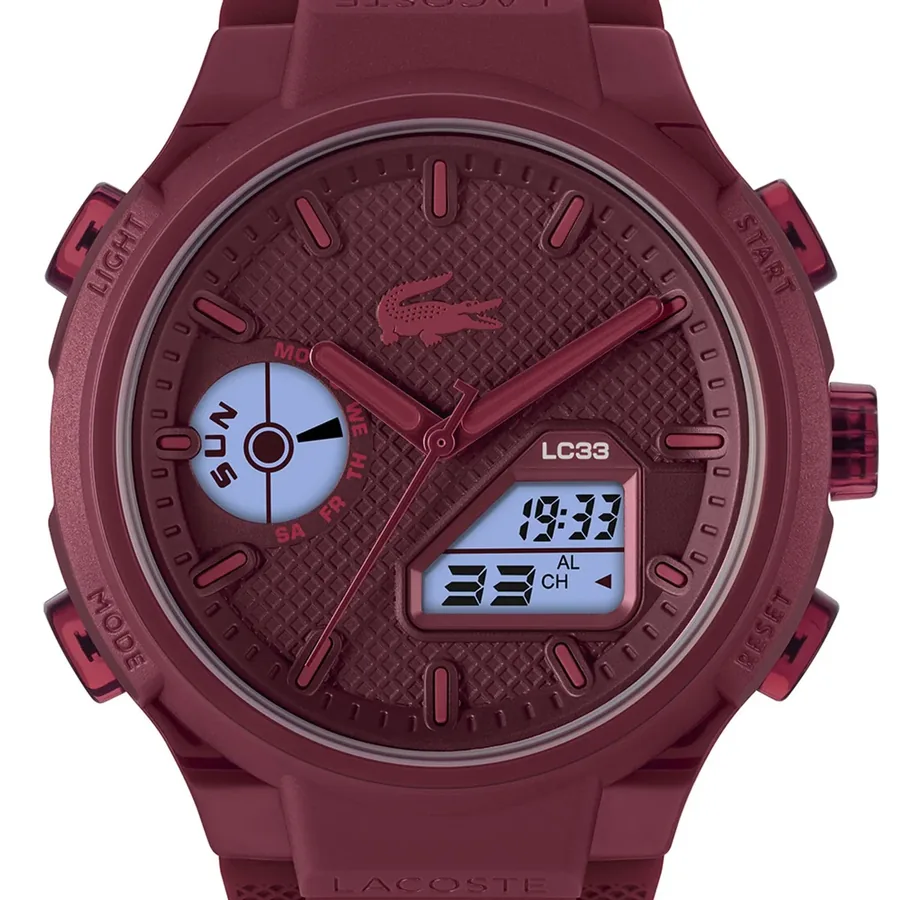 Lacoste LC33 45mm Red Dial, view 6