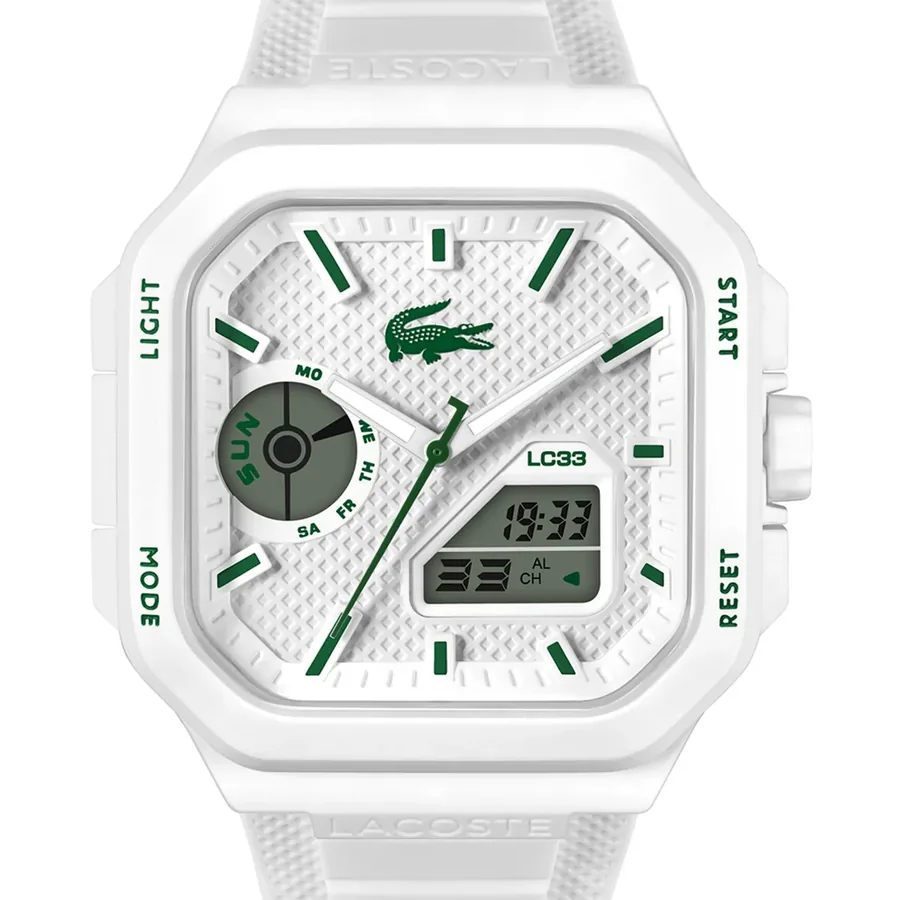 Lacoste LC33 Square 44x50mm White Dial, view 2