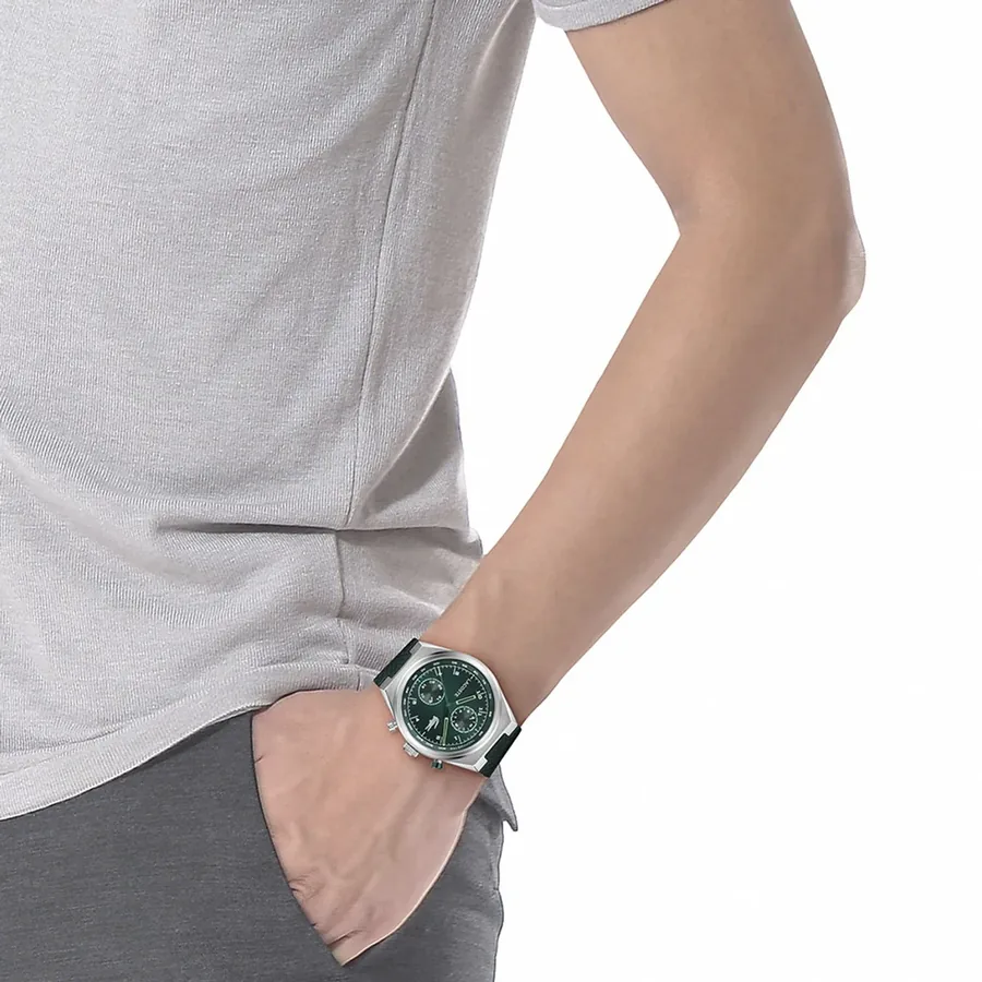 Lacoste Line Racer 43mm Green Dial, view 2