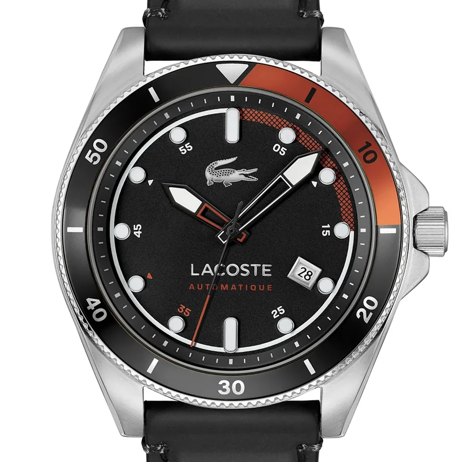 Lacoste Mainsail 43mm Automatic Black Dial, view 2