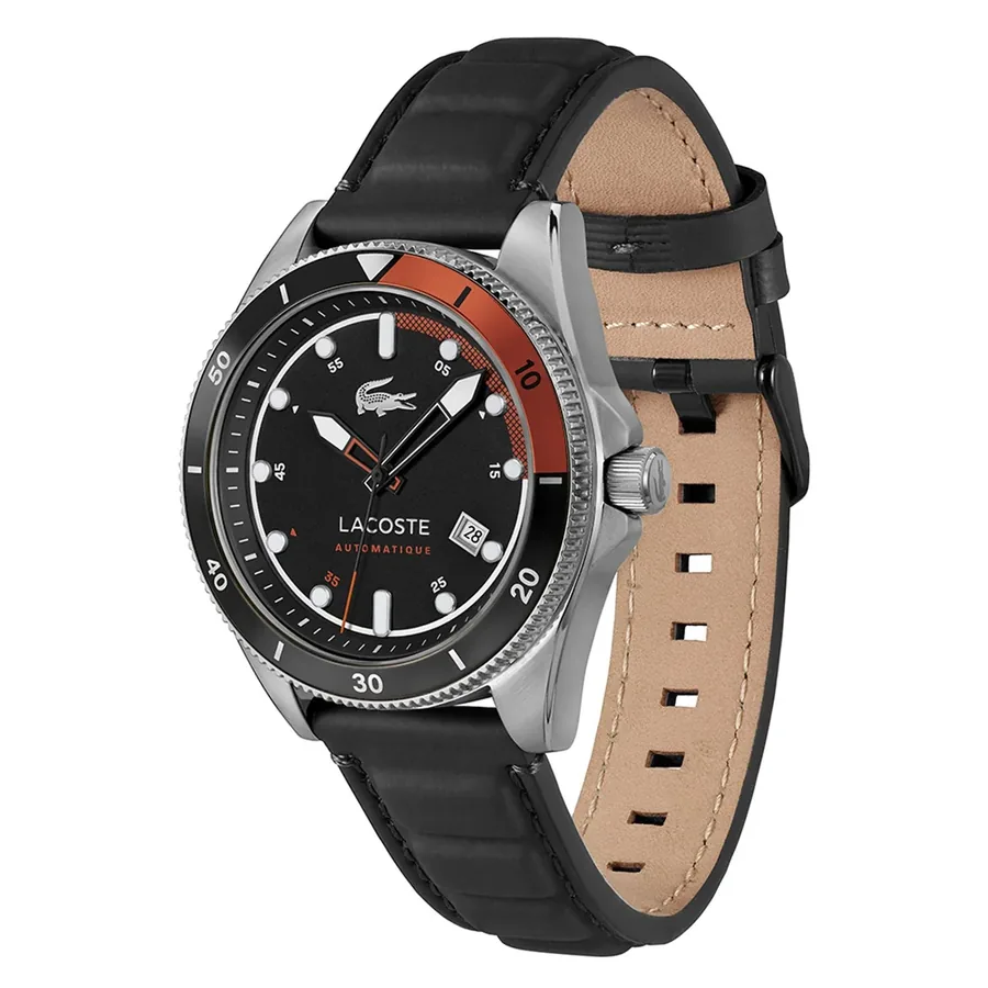 Lacoste Mainsail 43mm Automatic Black Dial, view 3