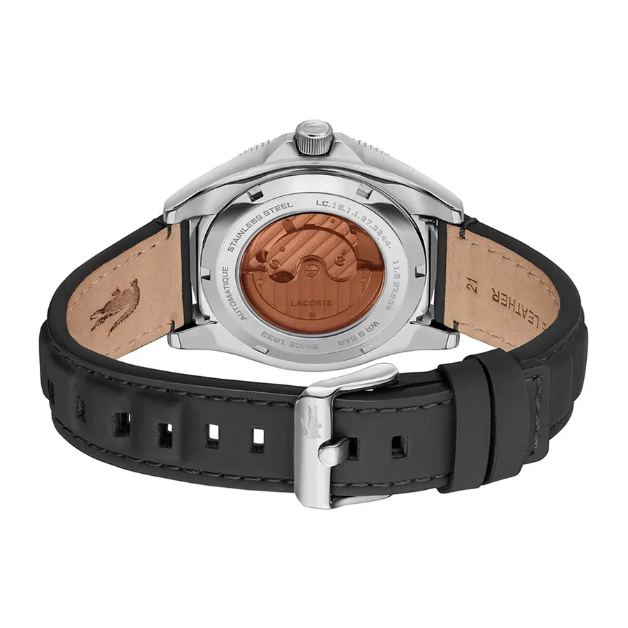 Lacoste Mainsail 43mm Automatic Black Dial, view 4