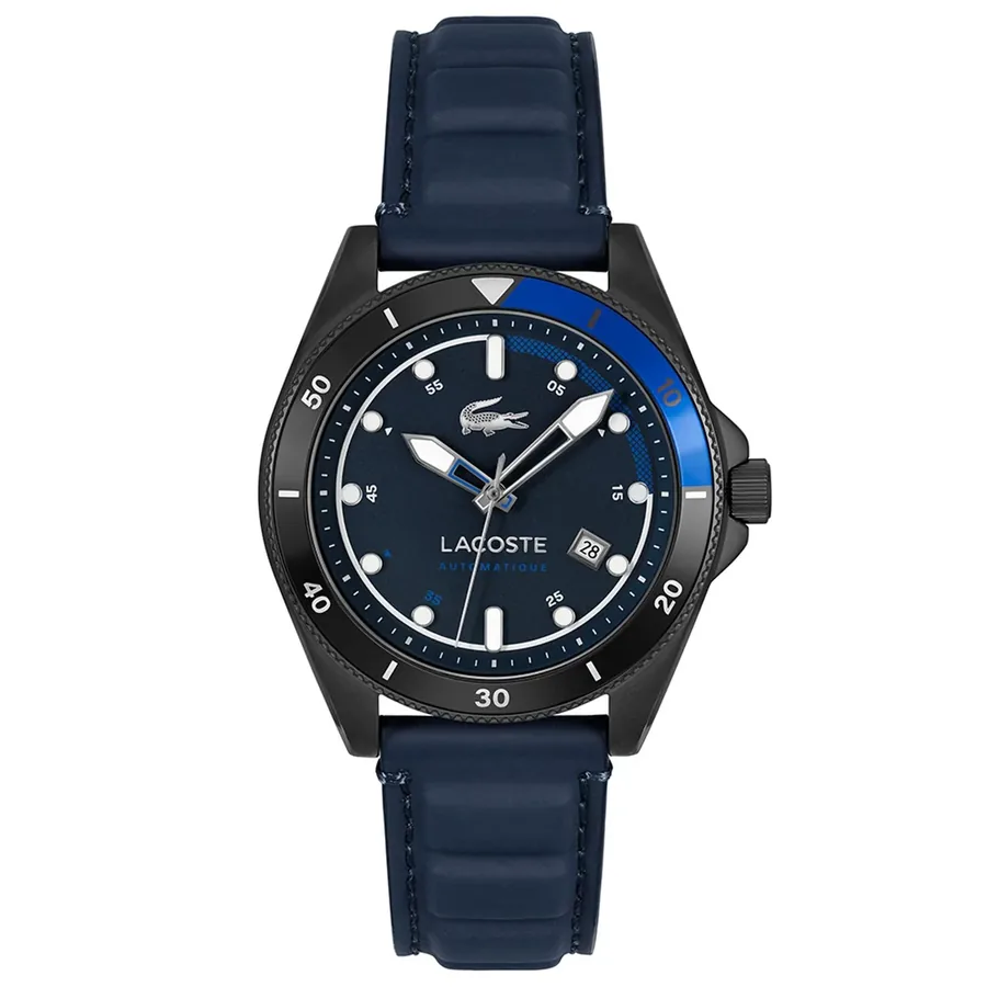 Lacoste Mainsail 43mm Automatic Blue Dial, front view