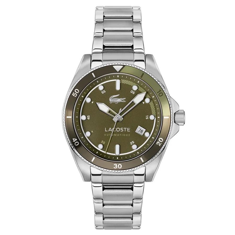 Lacoste Mainsail 43mm Automatic Green Dial, front view