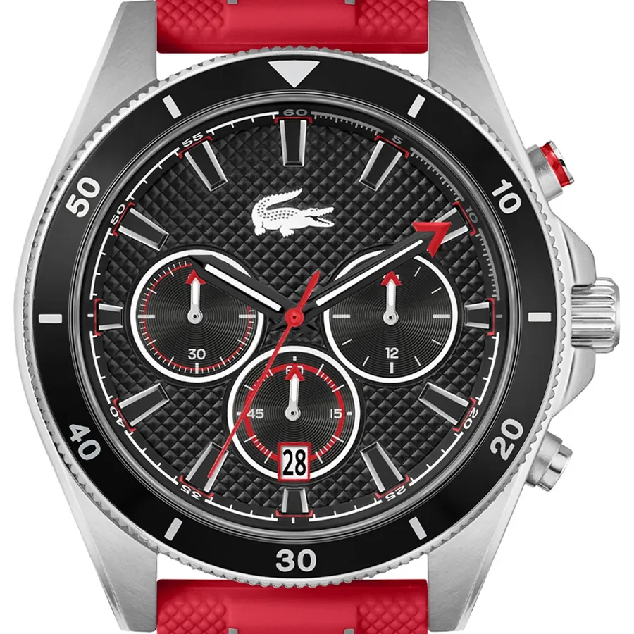 Lacoste Mainsail 43mm Chronograph Black Dial, view 3