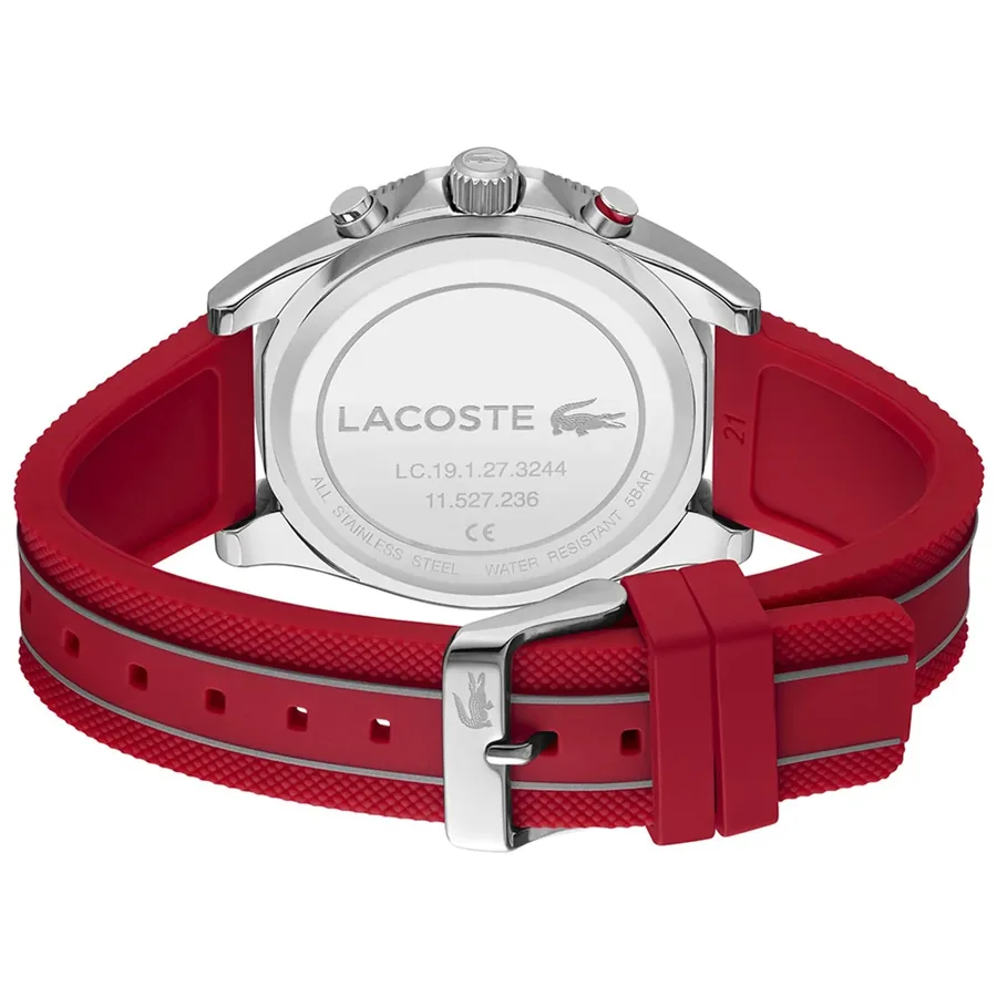 Lacoste Mainsail 43mm Chronograph Black Dial, view 5