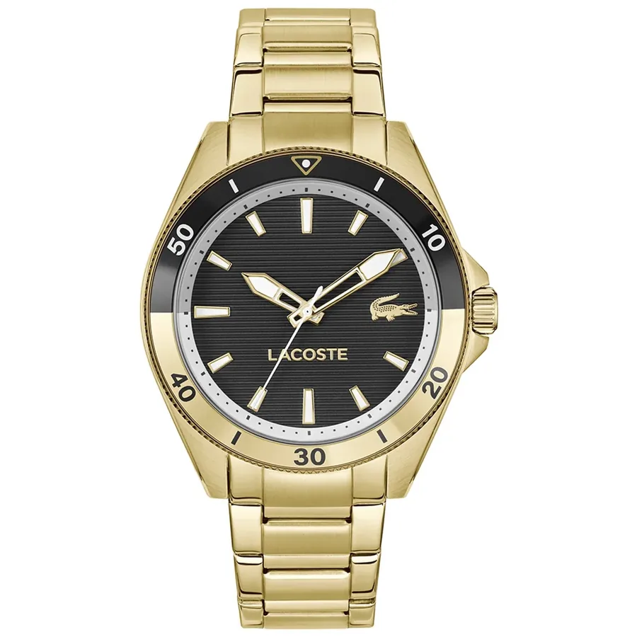 Lacoste Mainsail 43mm Black Dial, Ref. 2011459, front view