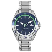 Blue dial / Silver-tone