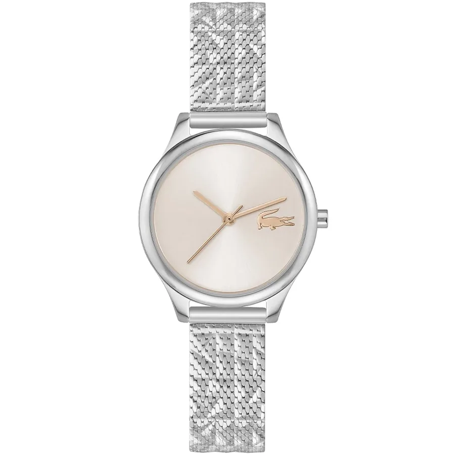 Lacoste Minicrocodelle 28mm Pink Dial, front view