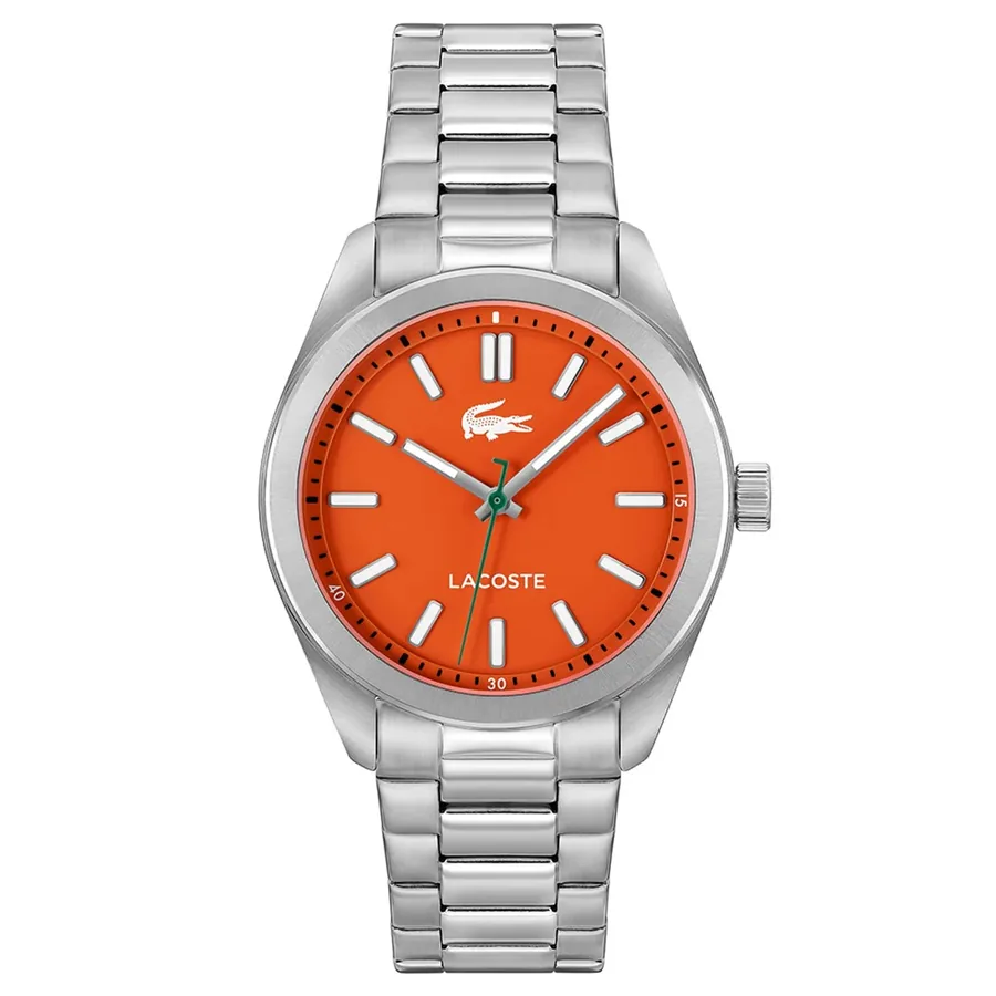 Lacoste Monceau 40mm Orange Dial, front view