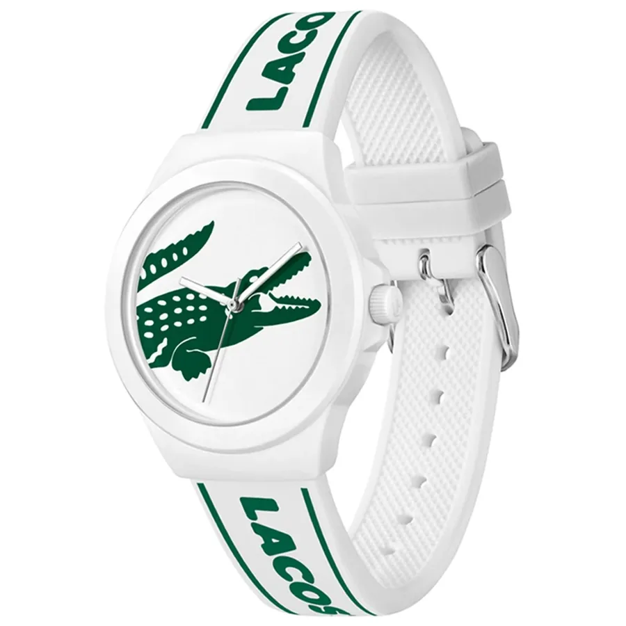 Lacoste Neocroc 38mm White Dial, White Rubber Strap, Ref. 2001347, view 3