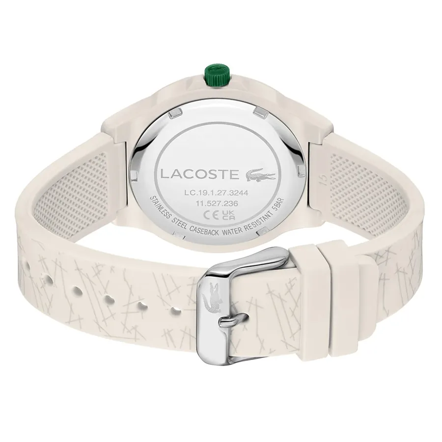 Lacoste Neocroc 38mm White Dial, White Rubber Strap, Ref. 2001404, view 4