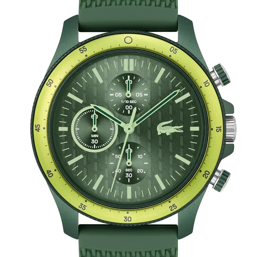 Lacoste Neoheritage 42mm Chronograph Green Dial, view 2