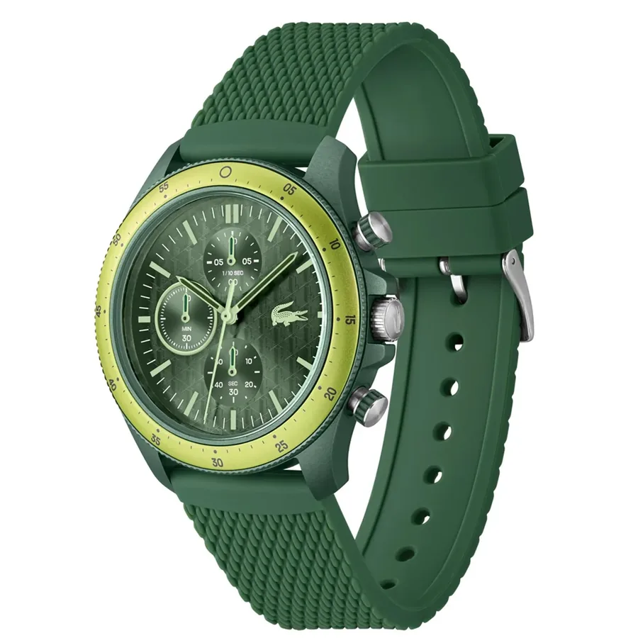 Lacoste Neoheritage 42mm Chronograph Green Dial, view 3