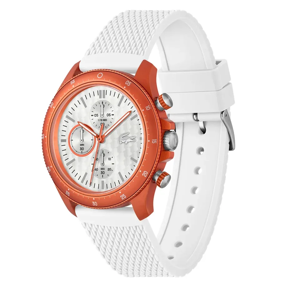 Lacoste Neoheritage 42mm Chronograph White Dial, view 3
