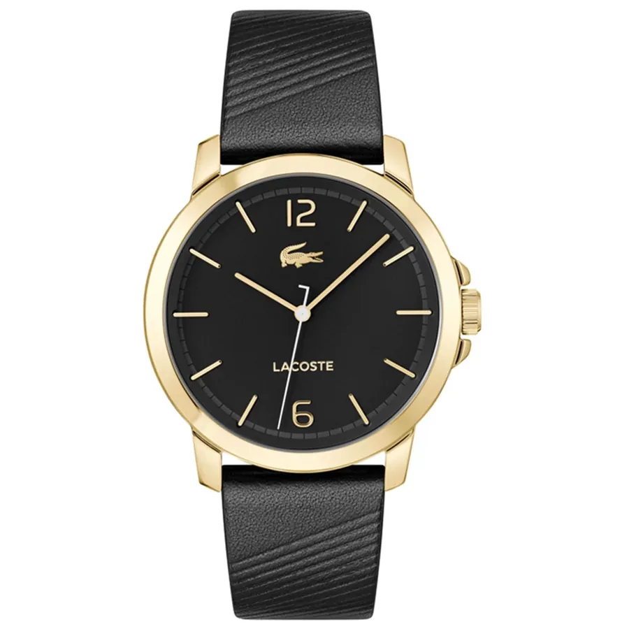 Lacoste Ottawa 41mm Black Dial, front view