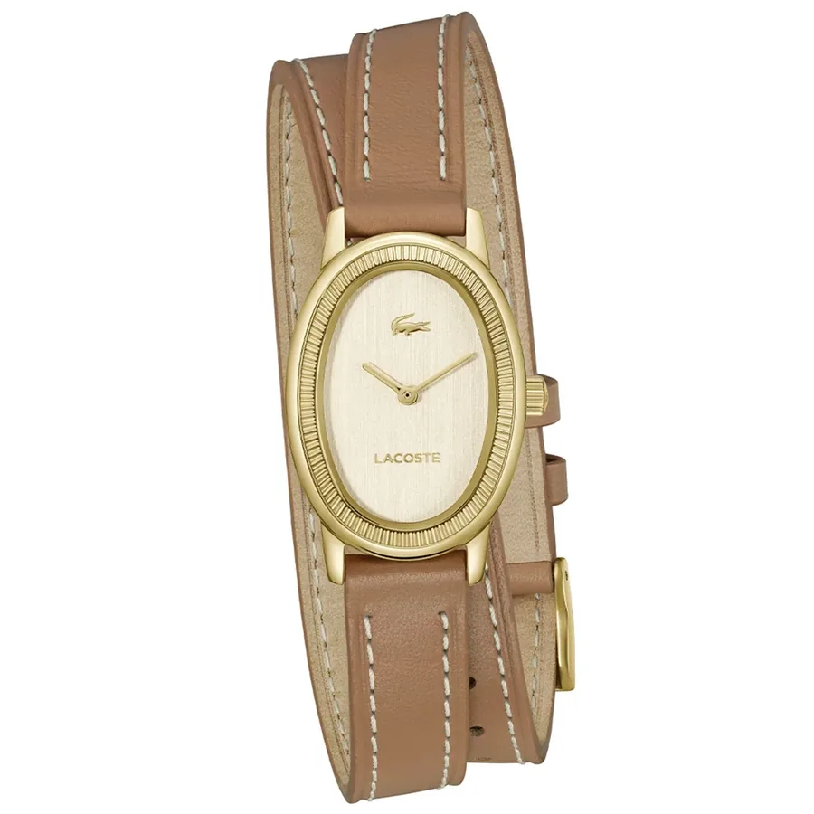 Lacoste Parisienne 30mm Gold Dial, front view