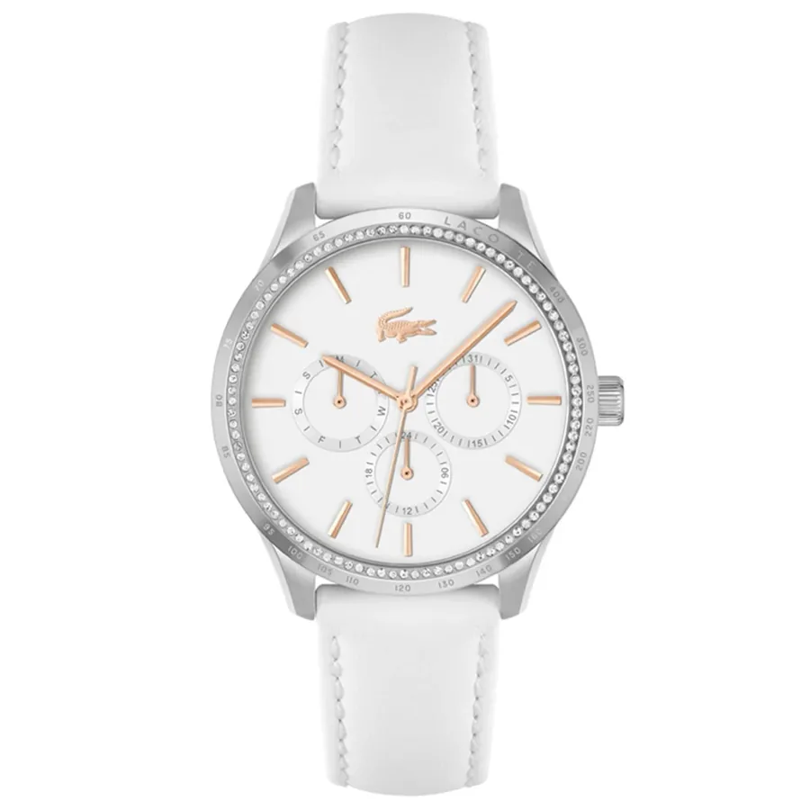 Lacoste Providence 38mm White Dial, front view