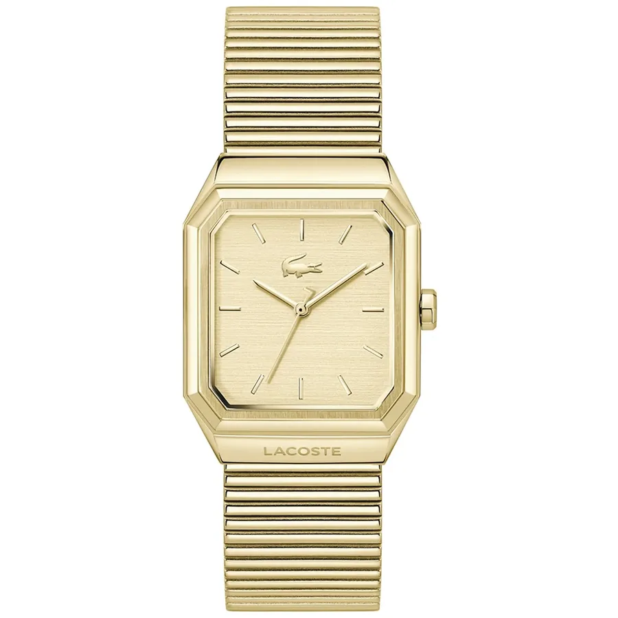 Lacoste Rene 31x32mm Gold Dial, front view