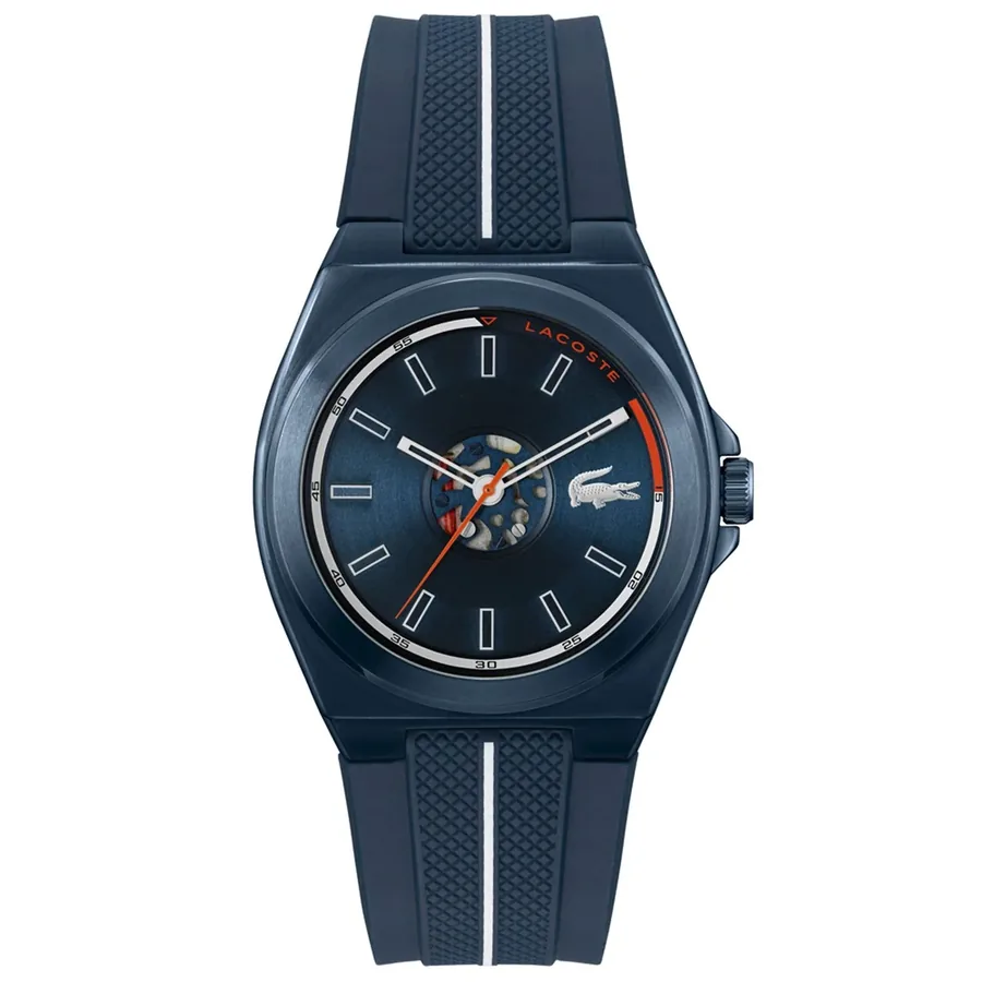 Lacoste Reno 42mm Blue Dial, front view