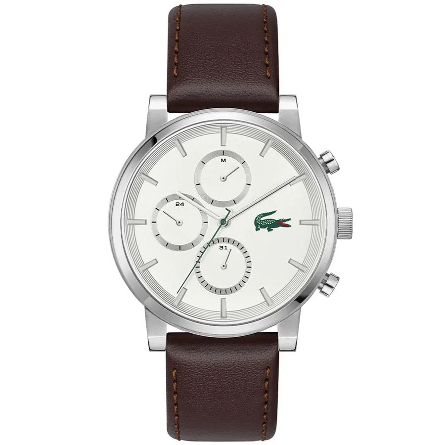 Lacoste Replay 44mm White Dial, front view