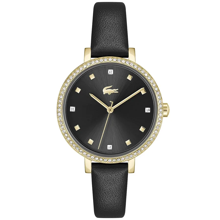 Lacoste Riga 34mm Black Dial, front view