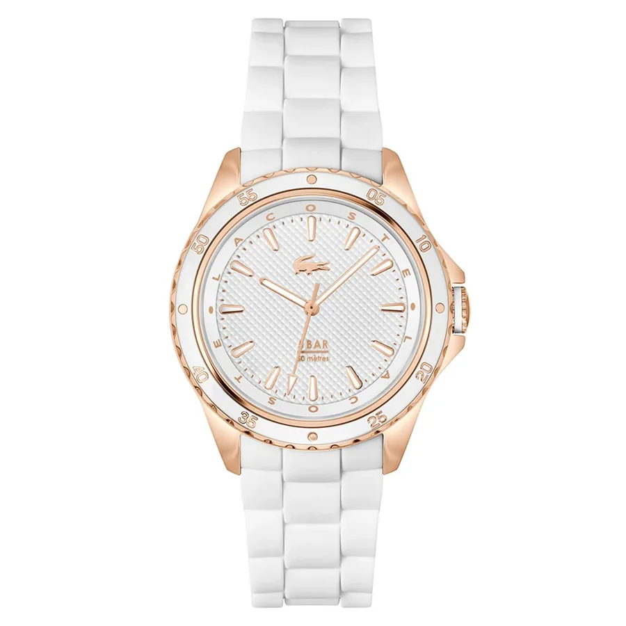 Lacoste Santorini 36mm White Dial, front view