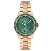 Green dial / Rose gold-tone