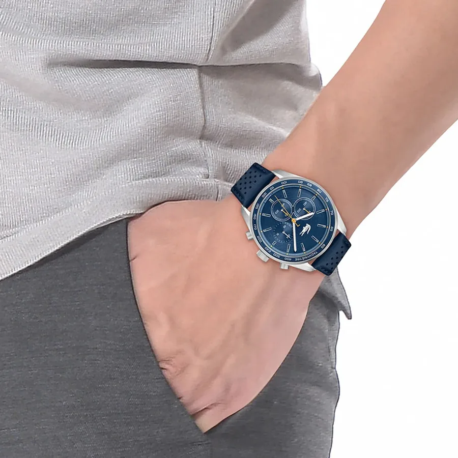 Lacoste Vancouver 42mm Chronograph Blue Dial, view 5