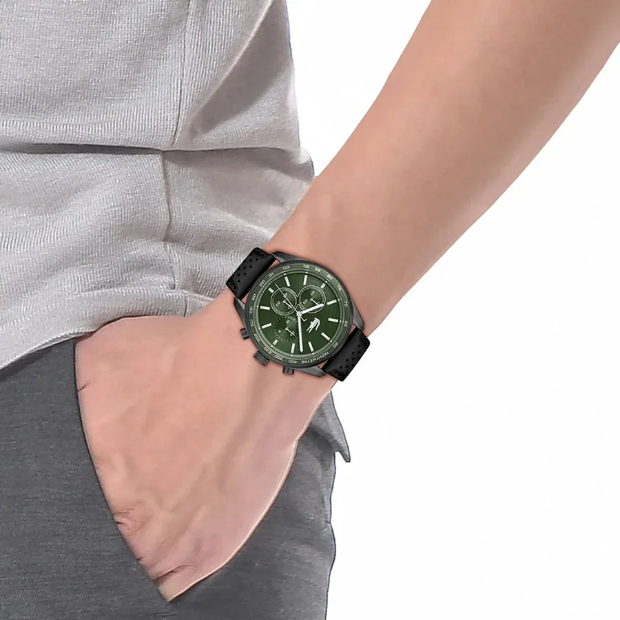 Lacoste Vancouver 42mm Chronograph Green Dial, view 5