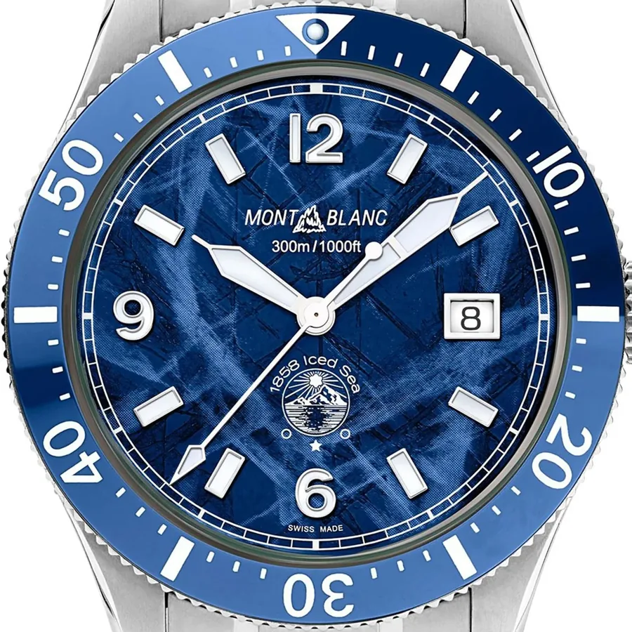 Montblanc 1858 Chronograph Blue Dial, view 2