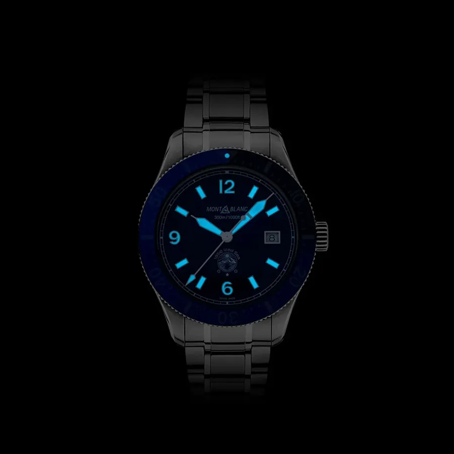 Montblanc 1858 Chronograph Blue Dial, view 6