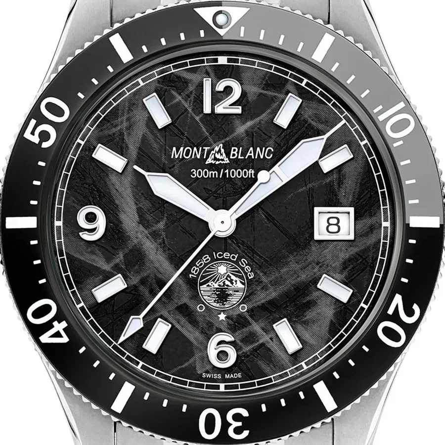 Montblanc 1858 Iced Sea 41mm Chronograph Black Dial, view 2