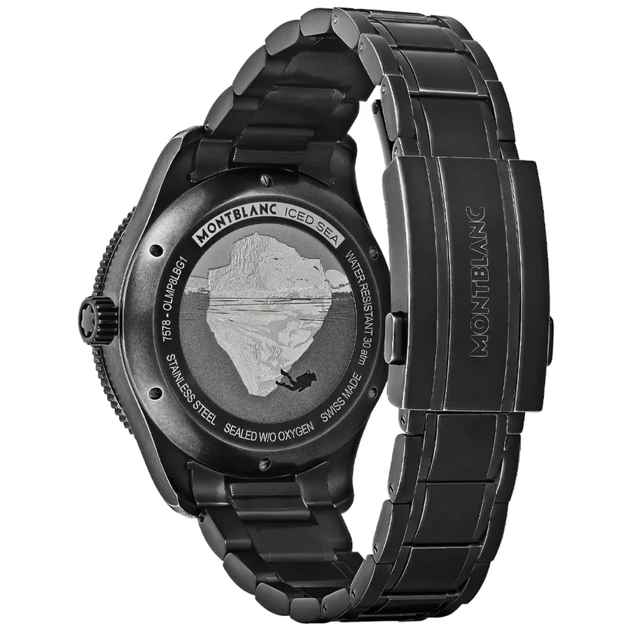 Montblanc Iced Sea 41mm Automatic Black Dial, view 6