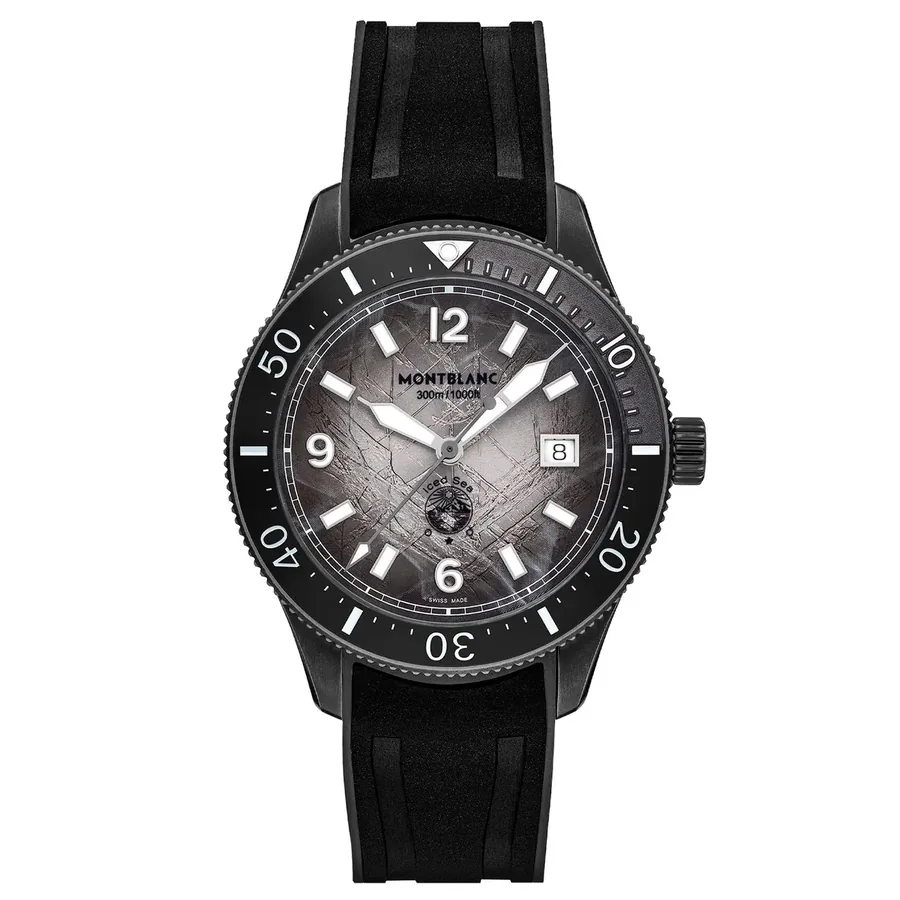 Montblanc Iced Sea 41mm Chronograph Black Dial, front view