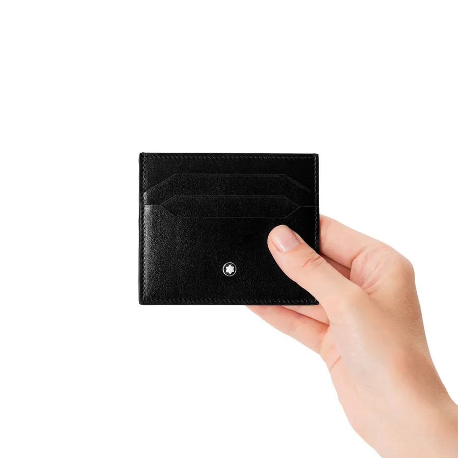 Montblanc Meisterstück Card Holder, Black Leather, view 2