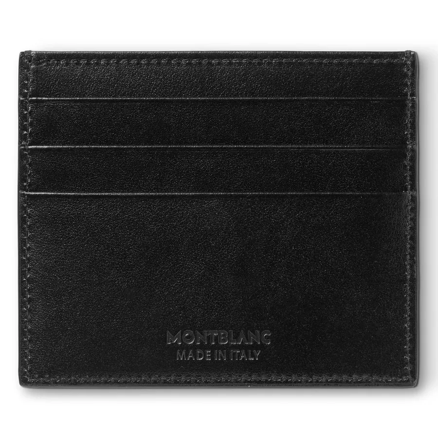 Montblanc Meisterstück Card Holder, Black Leather, view 3