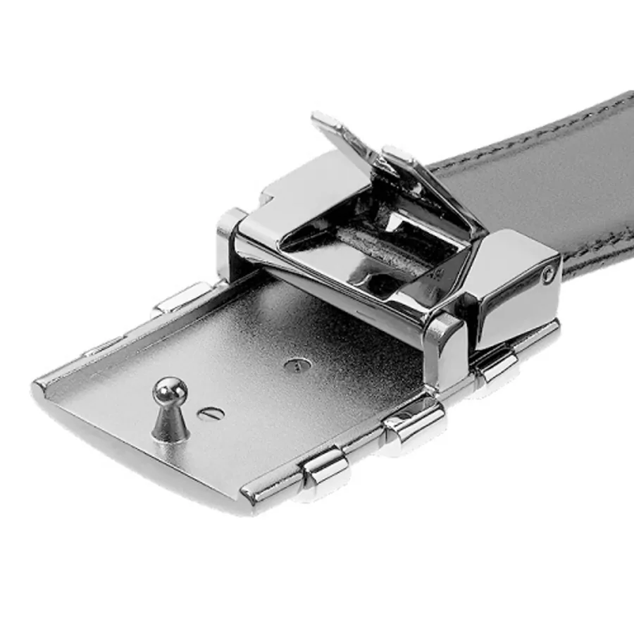Montblanc Reversible Leather Belt, Black and Brown, view 3