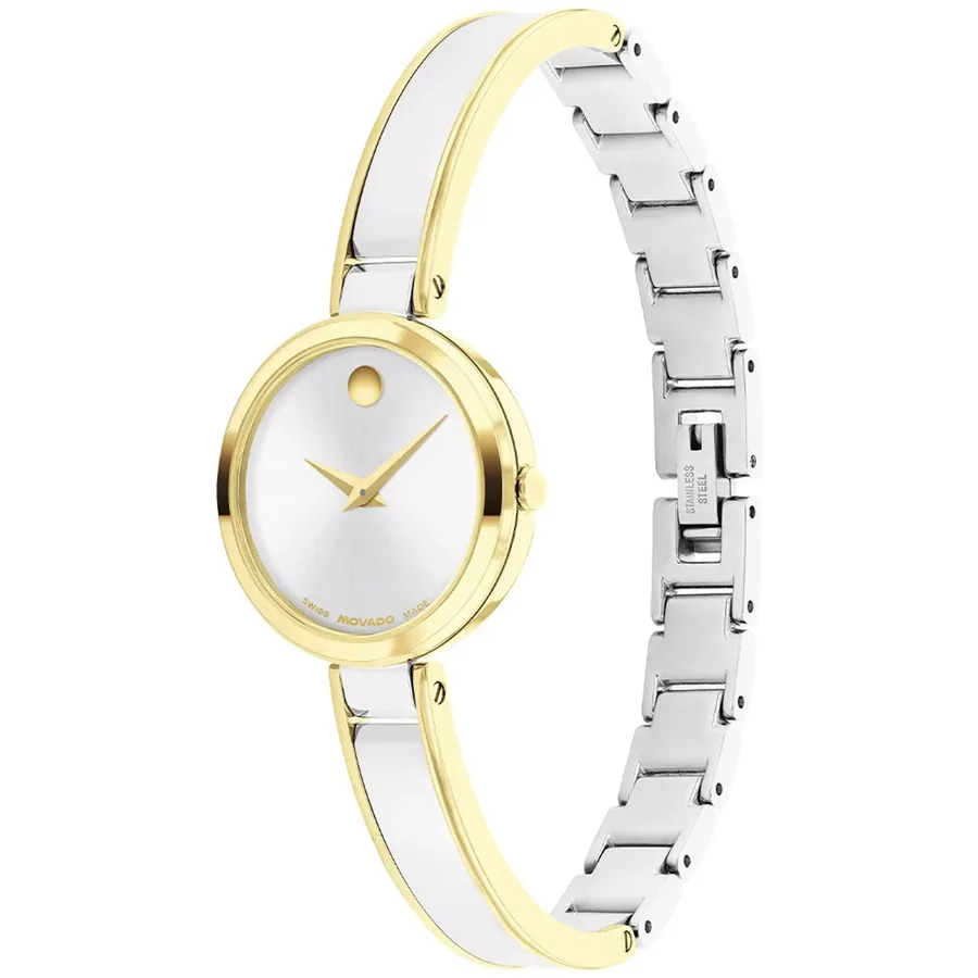 Movado 22mm Silver Dial, view 3