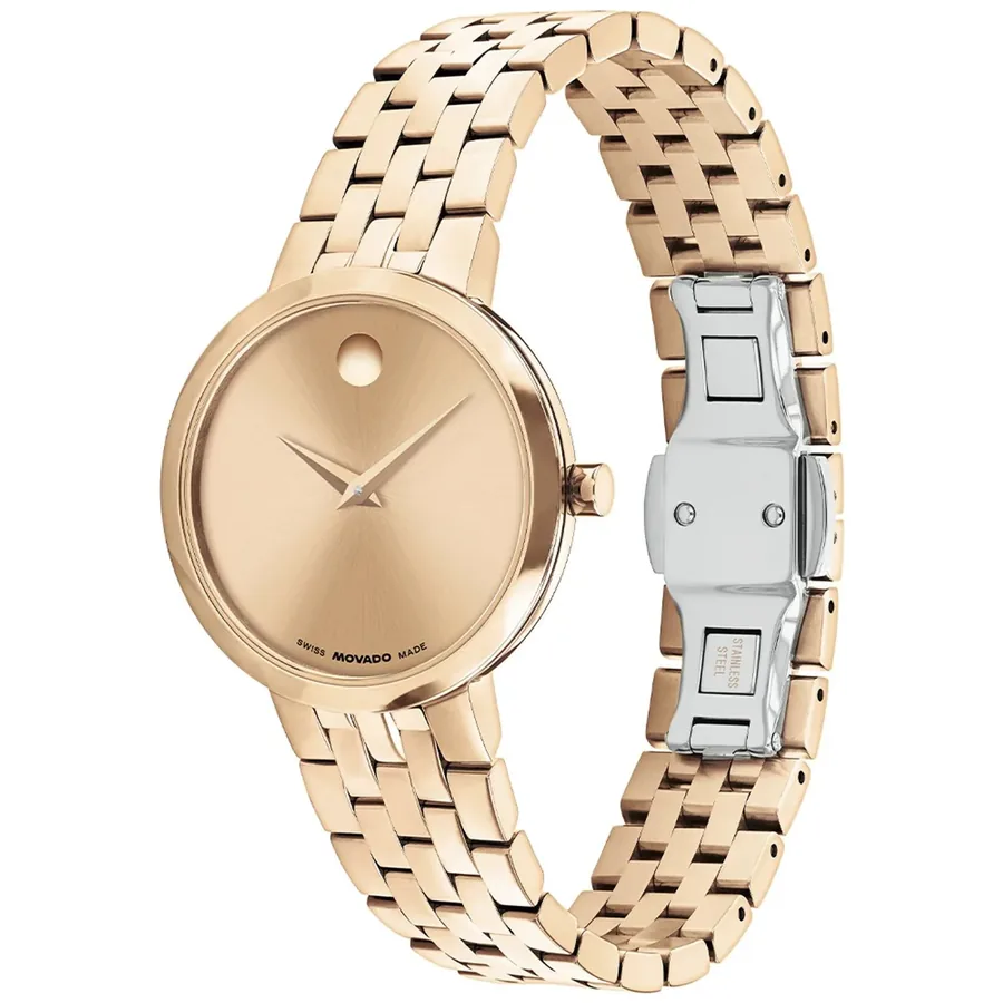 Movado 30mm Rose Gold Dial, view 3