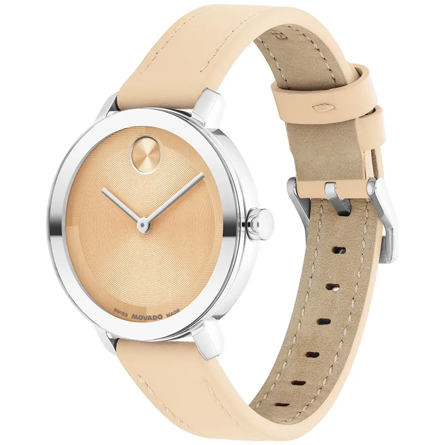 Movado 34mm Peach Dial, view 3
