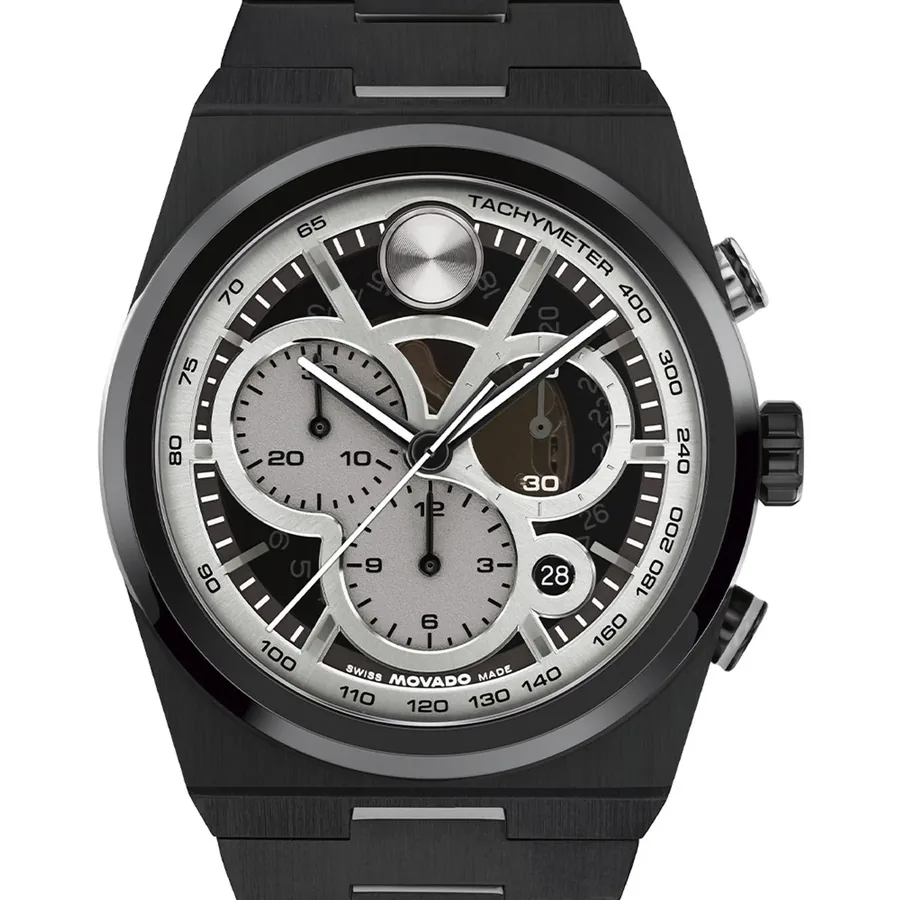 Movado 40mm Chronograph Black Dial, view 2