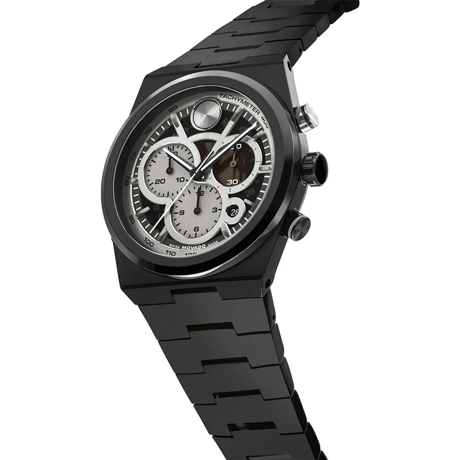 Movado 40mm Chronograph Black Dial, view 3