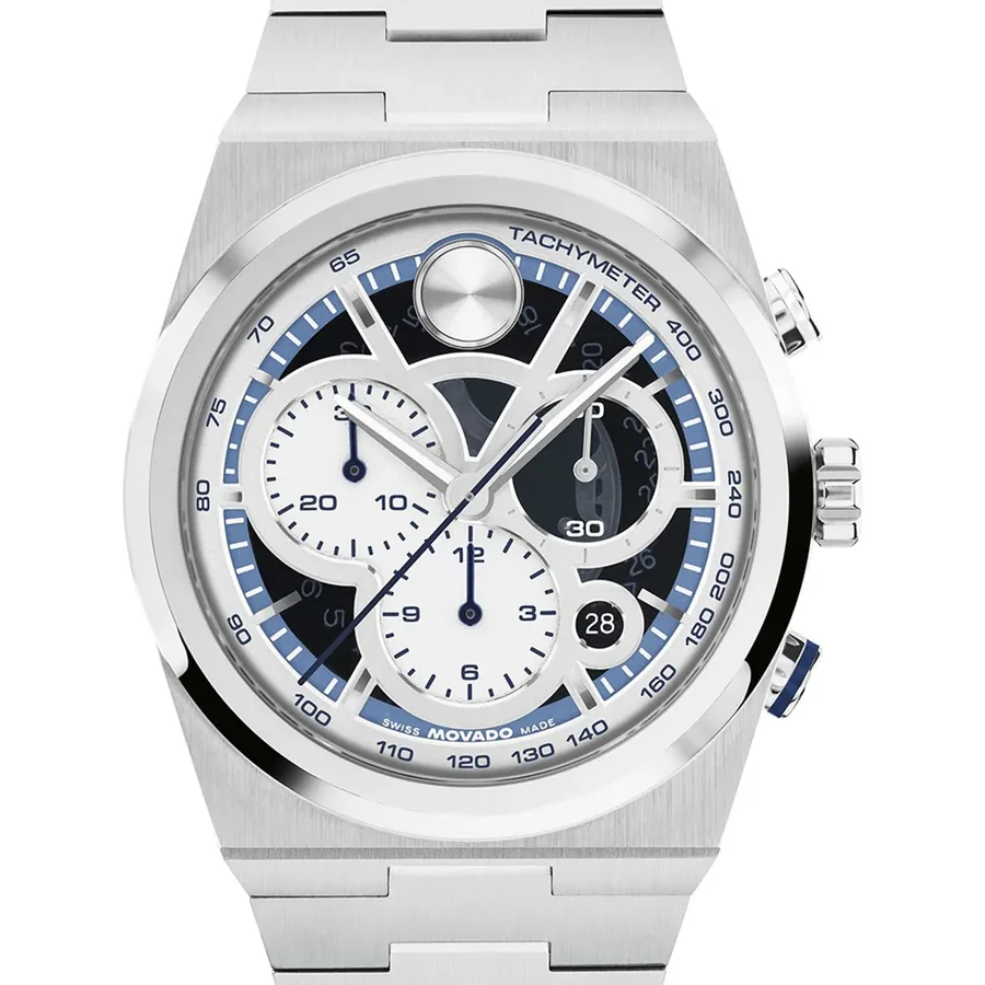 Movado 40mm Chronograph Blue Dial, view 2