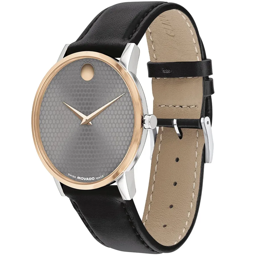 Movado 40mm Grey Dial, view 3
