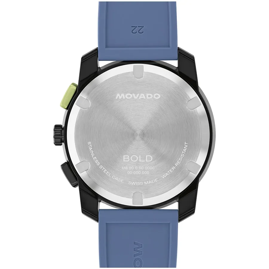 Movado 44mm Chronograph Blue Dial, view 4