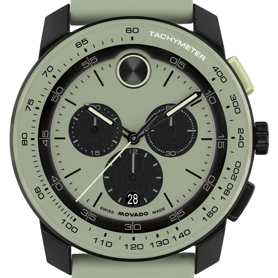 Movado 44mm Chronograph Green Dial, view 2