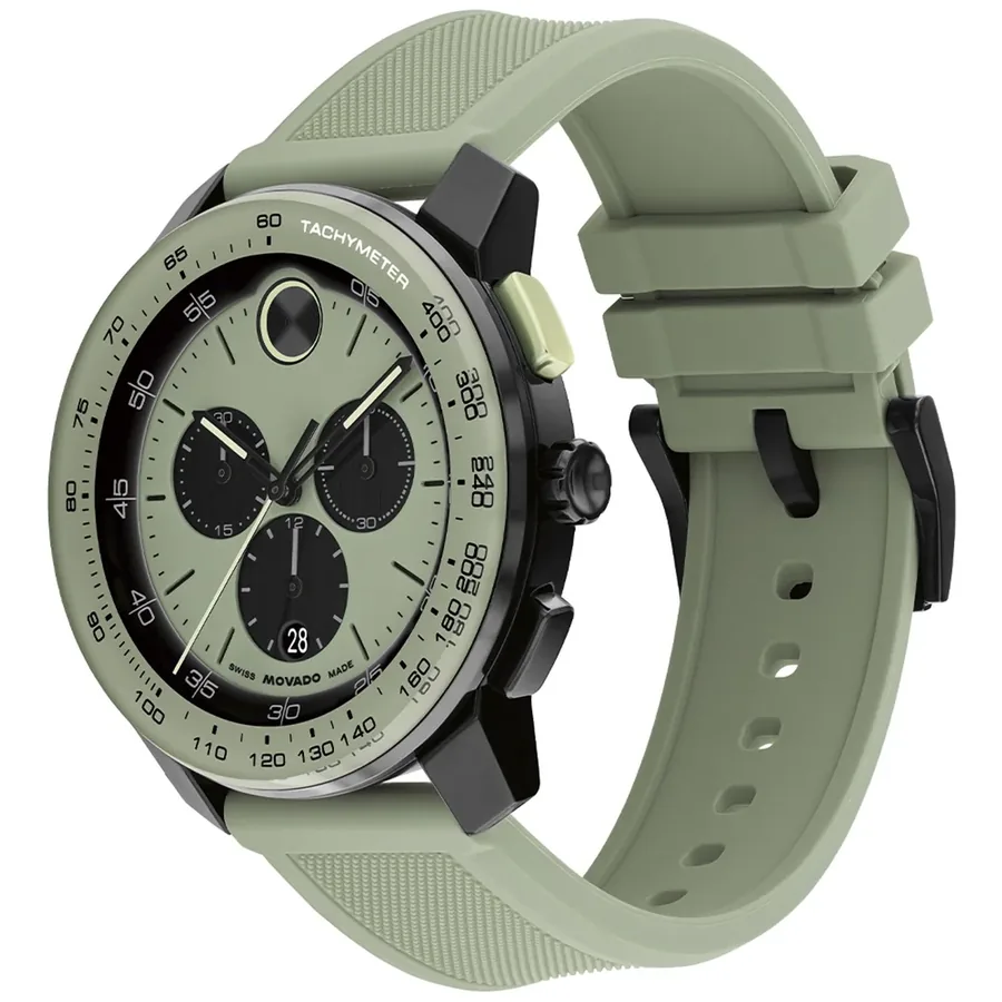 Movado 44mm Chronograph Green Dial, view 3