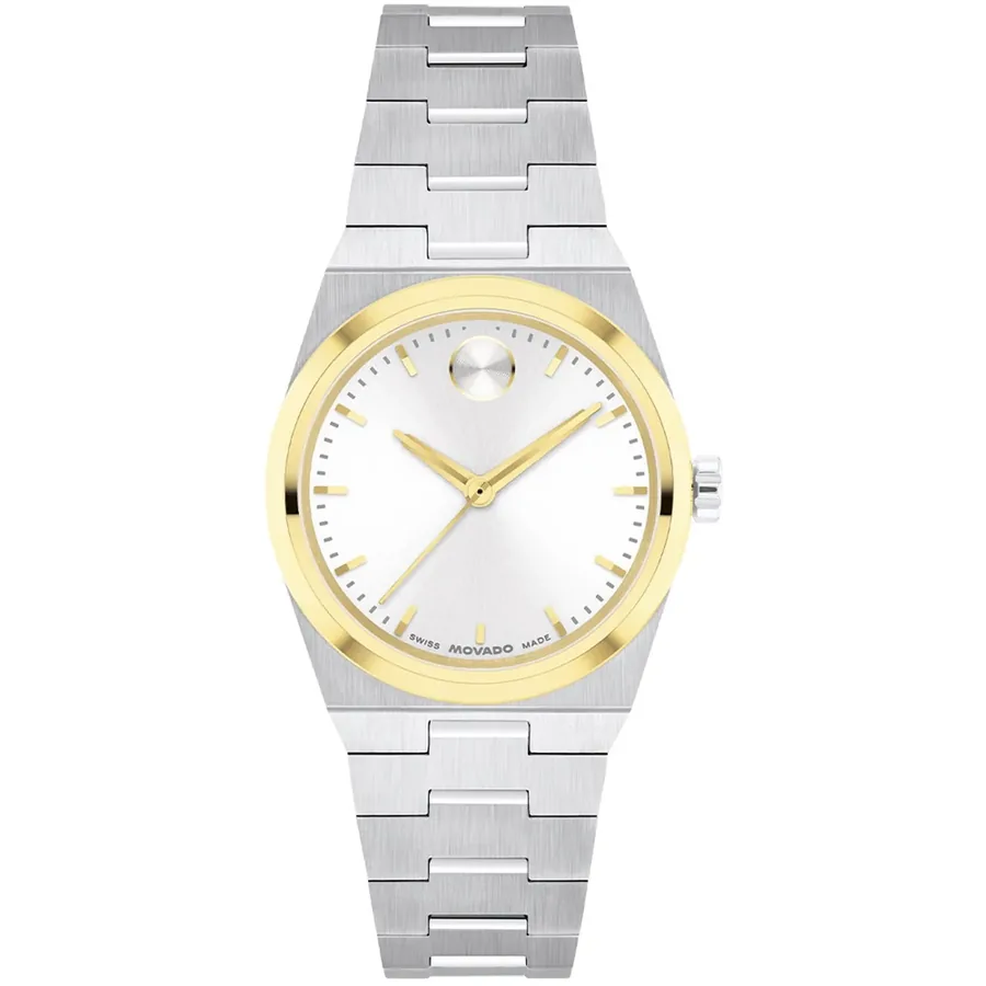 Movado Bold 28mm White Dial, front view