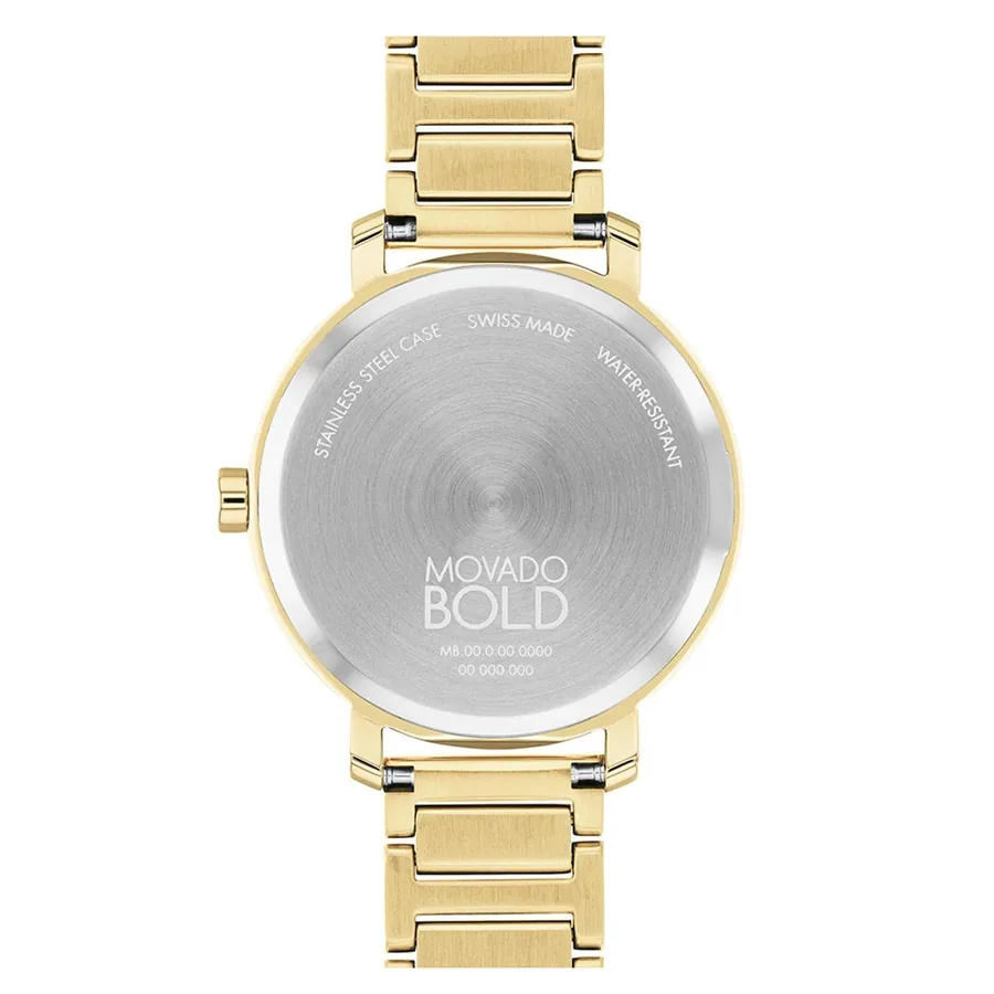 Movado Bold 34mm Gold Dial, Gold-Tone Stainless Steel Bracelet, Ref. 3601152, view 4